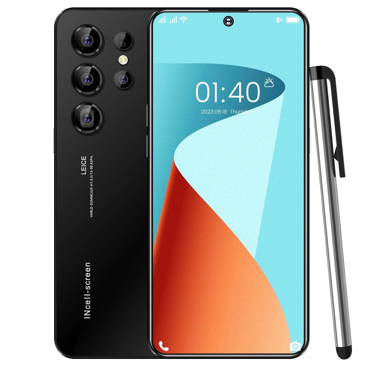 S23 Ultra / U19, 3GB+64GB, 6.53 inch Screen, Face ID & Side Fingerprint Identification, Android 9.1 MTK6753 Octa Core, Network: 4G, Dual SIM(Black)