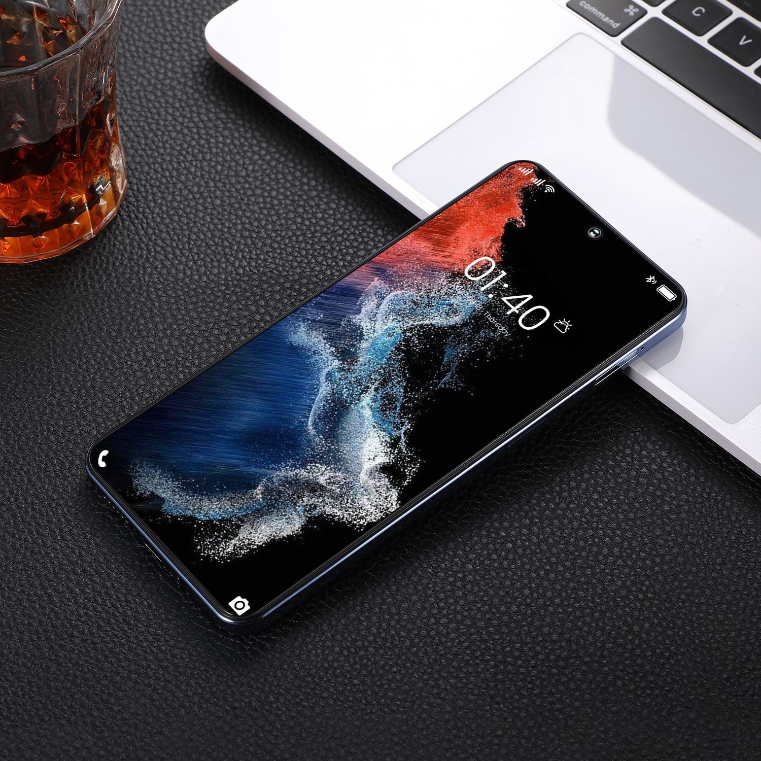 S23 Ultra / U19, 3GB+64GB, 6.53 inch Screen, Face ID & Side Fingerprint Identification, Android 9.1 MTK6753 Octa Core, Network: 4G, Dual SIM(Blue)