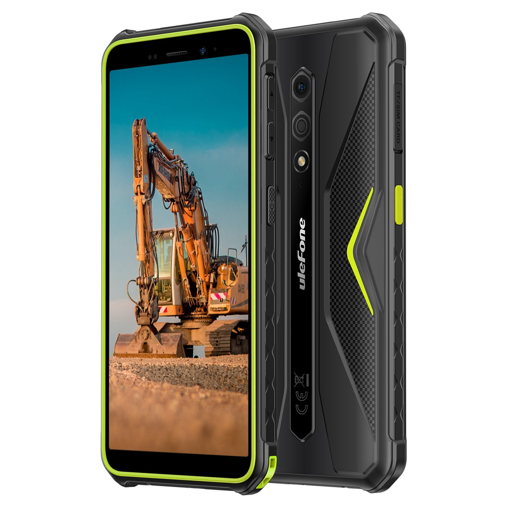 Ulefone Armor X12, 3GB+32GB, Rugged Phone, Face Unlock, 5.45 inch Android 13 Go MediaTek Helio A22 Quad Core, Network: 4G, NFC(Less Green)
