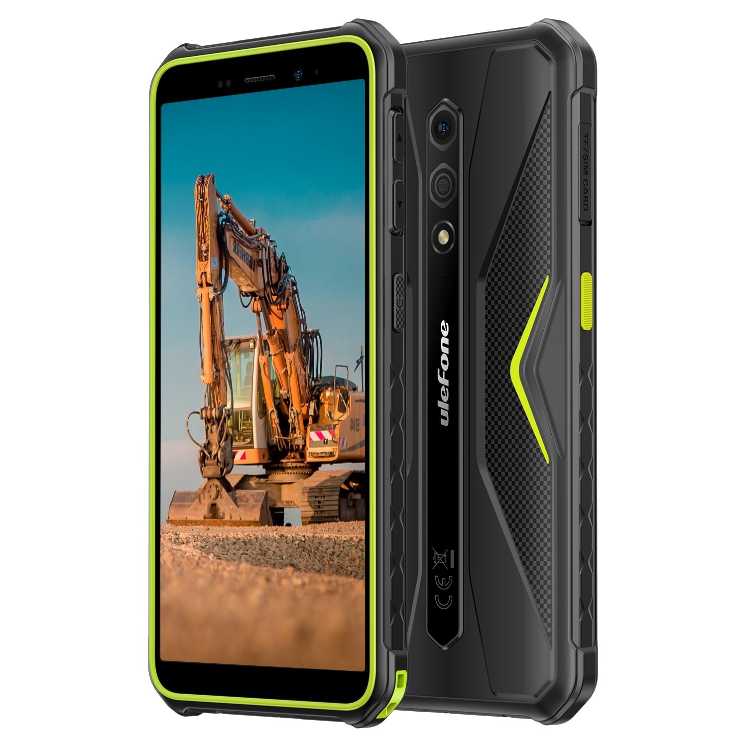 Ulefone Armor X12, 3GB+32GB, Rugged Phone, Face Unlock, 5.45 inch Android 13 Go MediaTek Helio A22 Quad Core, Network: 4G, NFC(Less Green)