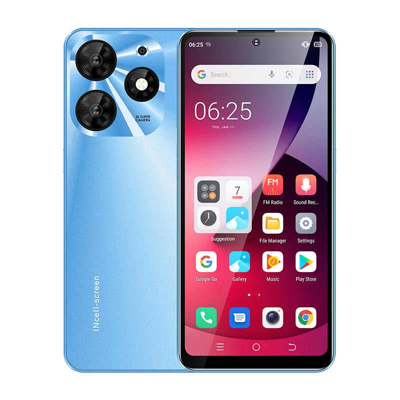 K652, 3GB+64GB, 6.528 inch Android 9.1 Mediatek MT6737 Quad Core, OTG, Network: 4G(Blue)