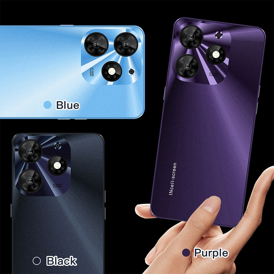 K652, 3GB+64GB, 6.528 inch Android 9.1 Mediatek MT6737 Quad Core, OTG, Network: 4G(Blue)