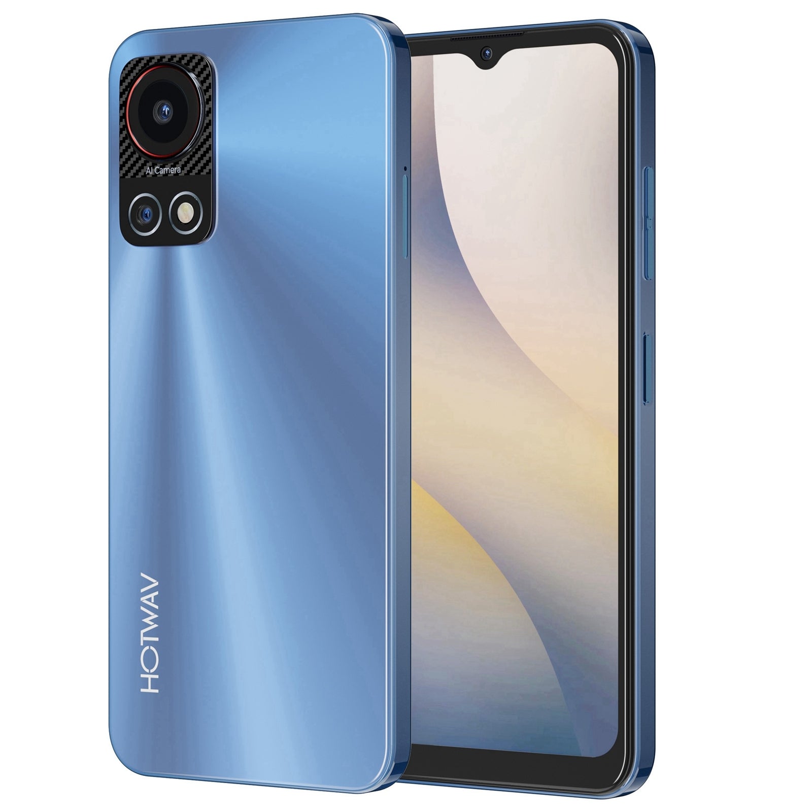 HOTWAV Note 13, 4GB+128GB, Side Fingerprint Identification, 6.6 inch Android 13 T606 Octa Core up to 1.6GHz, Network: 4G, OTG(Blue)