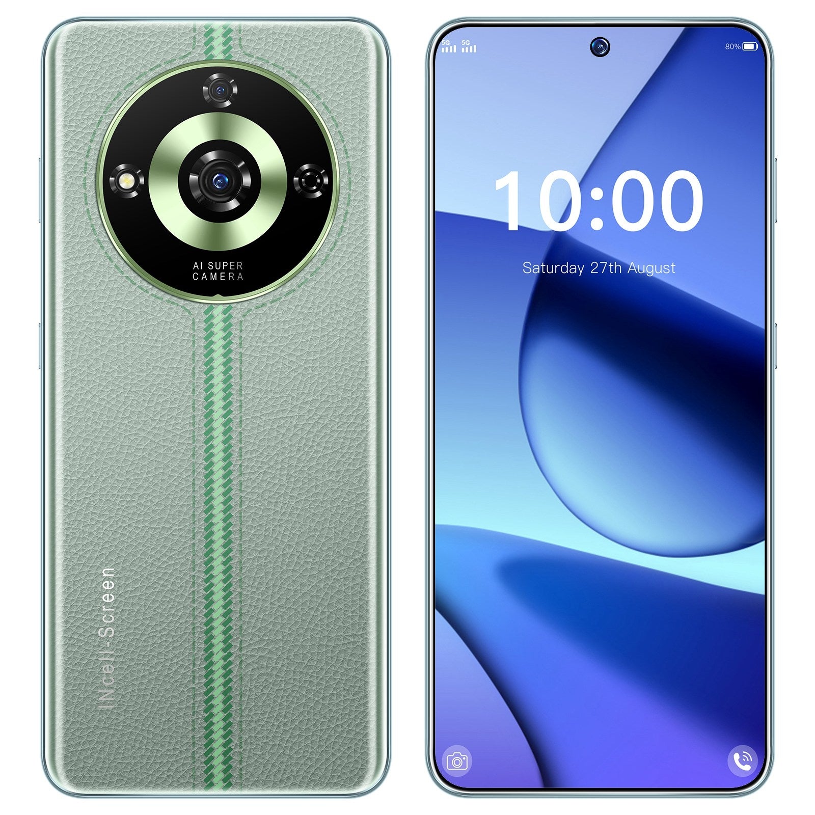 ZKV6 / 11 Pro+, 3GB+64GB, 6.8 inch Screen, Face Identification, Android 10.0 MTK6737 Quad Core, Network: 4G, OTG, Dual SIM(Green)