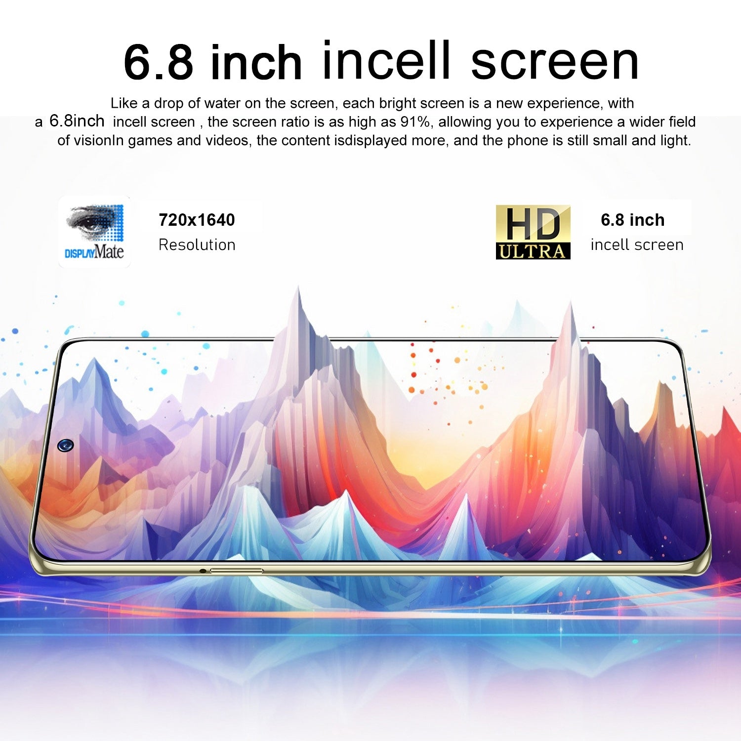 ZKV6 / 11 Pro+, 3GB+64GB, 6.8 inch Screen, Face Identification, Android 10.0 MTK6737 Quad Core, Network: 4G, OTG, Dual SIM(Black)