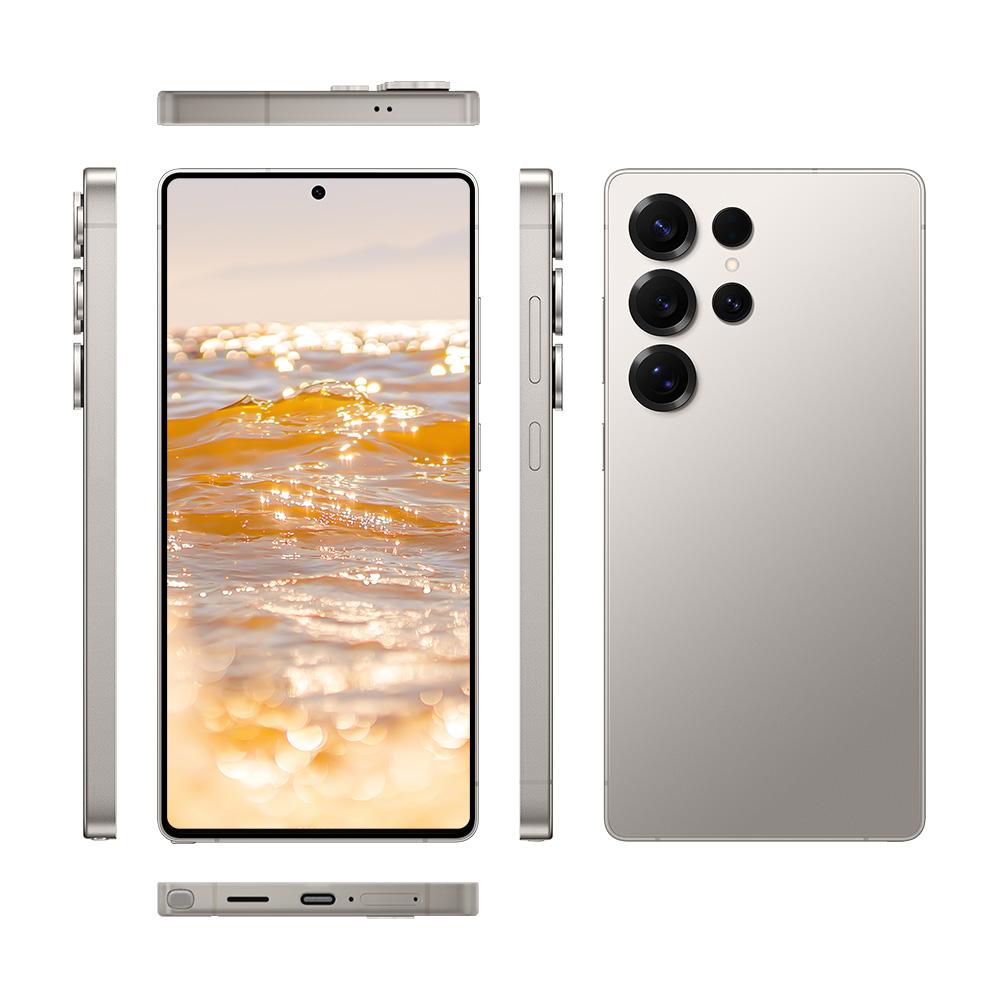 F102 / S25 Ultra, 4GB+64GB, 6.75 inch Android 11 MTK6762 Octa Core, Network: 4G, Dual SIM, Support Wireless Charging, Plug:US Plug(Titanium Grey)