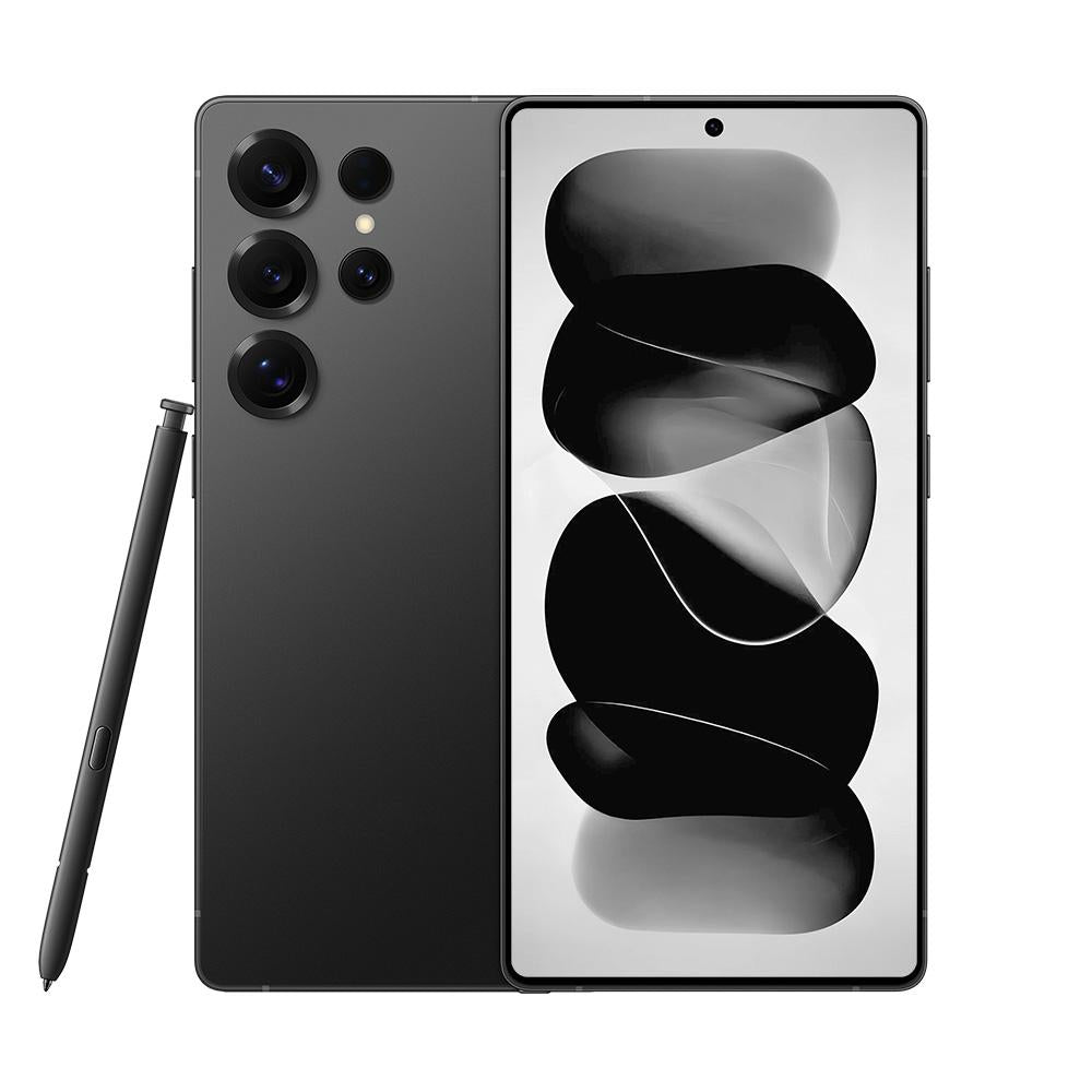 S25 Ultra / Q25, 4GB+64GB, 6.75 inch Android 12 MTK6762 Octa Core, Network: 4G, Dual SIM, with Stylus Pen, Plug:EU Plug(Titanium Black)