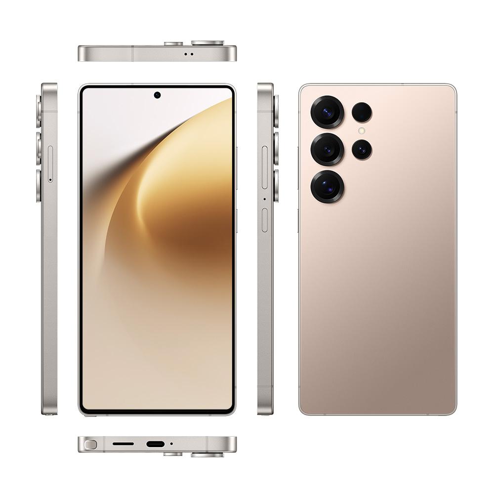 S25 Ultra / Q25, 4GB+64GB, 6.75 inch Android 12 MTK6762 Octa Core, Network: 4G, Dual SIM, with Stylus Pen, Plug:EU Plug(Titanium Pink Gold)