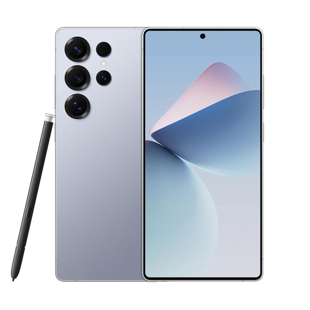 S25 Ultra / Q25, 4GB+64GB, 6.75 inch Android 12 MTK6762 Octa Core, Network: 4G, Dual SIM, with Stylus Pen, Plug:EU Plug(Titanium Silver Blue)