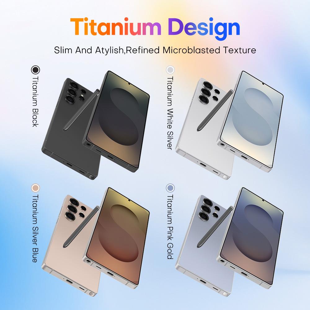 S25 Ultra / Q25, 4GB+64GB, 6.75 inch Android 12 MTK6762 Octa Core, Network: 4G, Dual SIM, with Stylus Pen, Plug:US Plug(Titanium White Sliver)