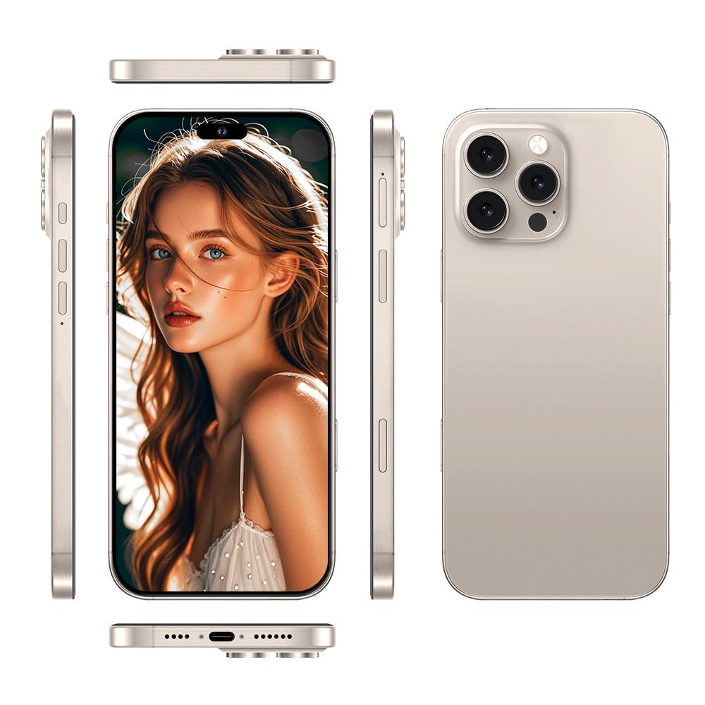 I16 Pro Max / PDQ6, 4GB+64GB, 6.58 inch Android 10 MTK6739 Quad Core, Network: 4G, Dual SIM, Plug:US Plug(Gold)