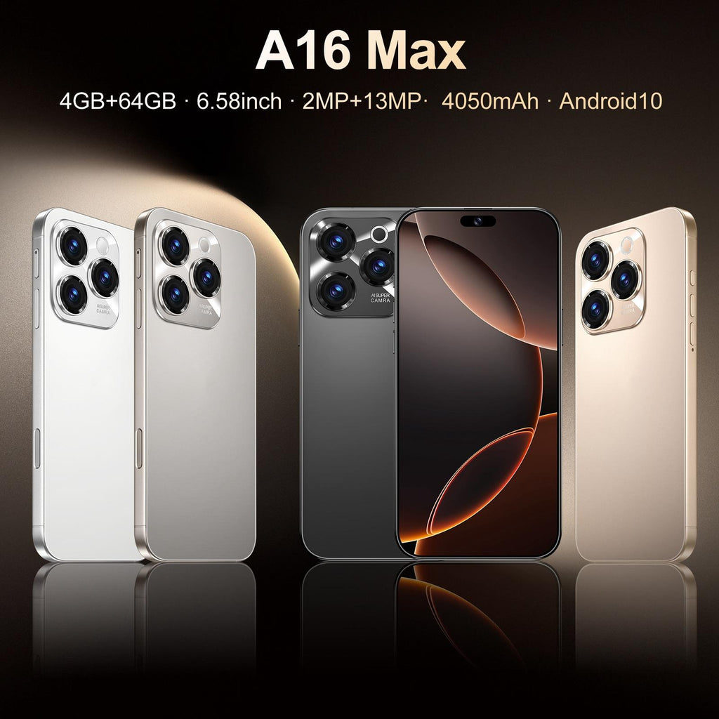 A16 Max / PDA89, 4GB+64GB, 6.58 inch Android 10 MTK6739 Quad Core, Network: 4G, Dual SIM, Plug:AU Plug(White)