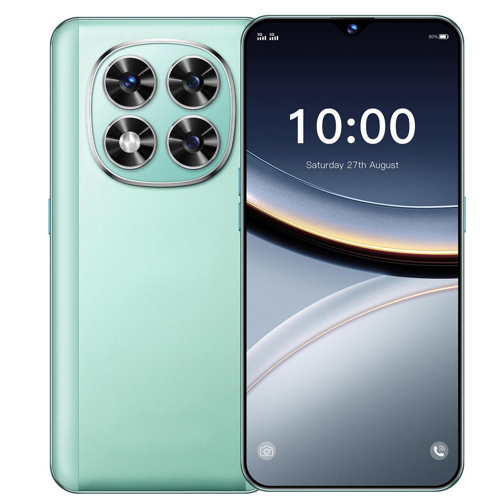 B100, 6GB+128GB, 6.53 inch Android 11 MT6771V Octa Core, Network: 4G, Dual SIM, Plug:UK Plug(Green)