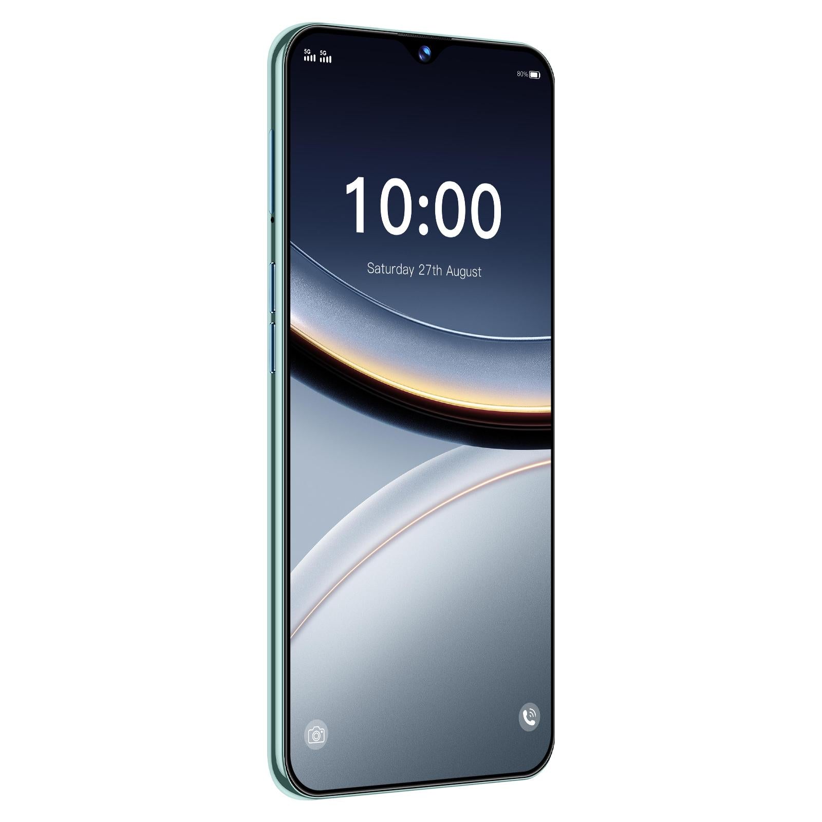 B100, 6GB+128GB, 6.53 inch Android 11 MT6771V Octa Core, Network: 4G, Dual SIM, Plug:UK Plug(Green)