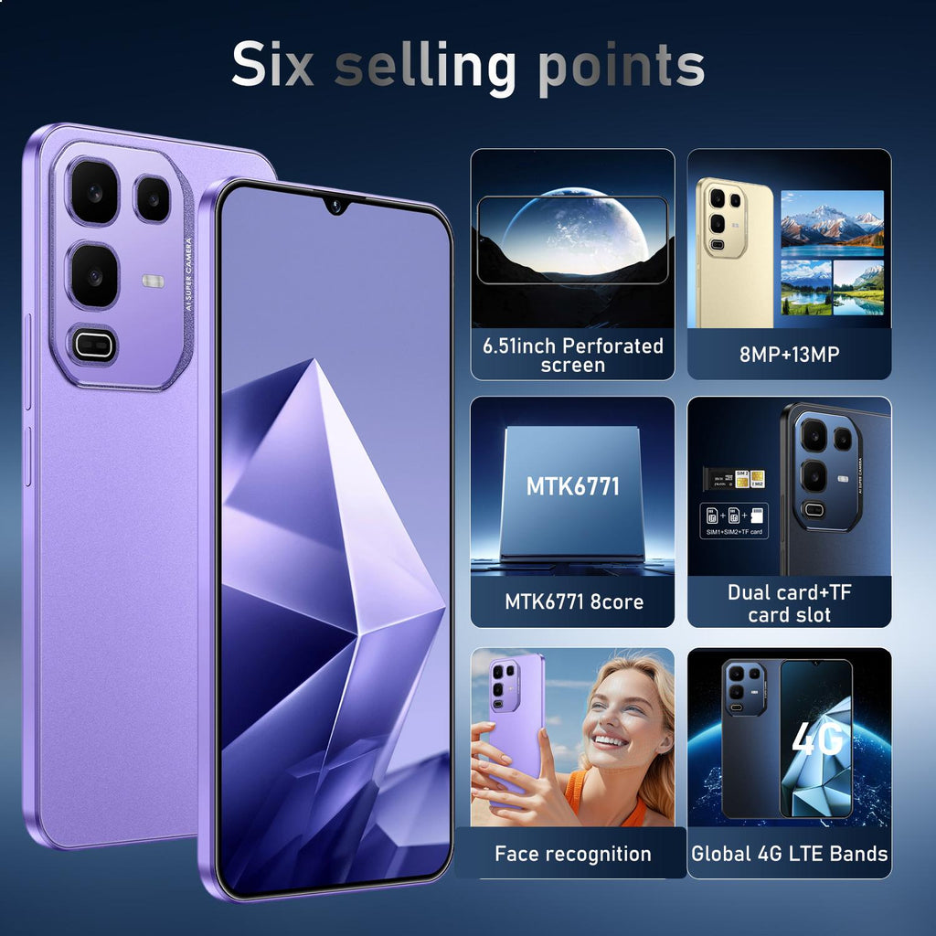 Note 50 Pro / Y300, 6GB+128GB, 6.51 inch Android 11 MTK6771 Octa Core, Network: 4G, Dual SIM, Plug:AU Plug(Black)