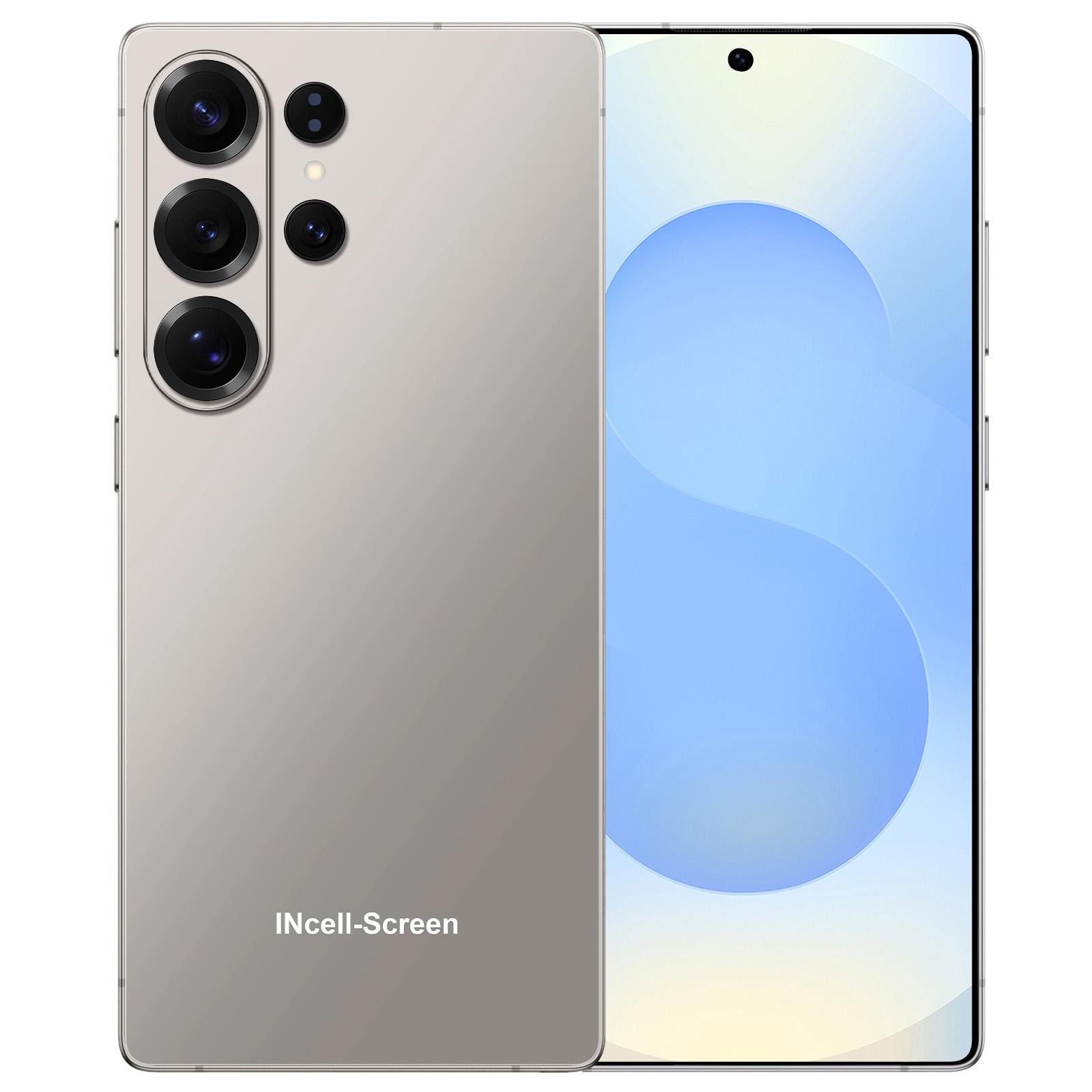 S26 Ultra / B9S, 4GB+64GB, 6.75 inch Android 10 MTK6739 Quad Core, Network: 4G, OTG, Dual SIM, Plug:EU Plug(Silver)