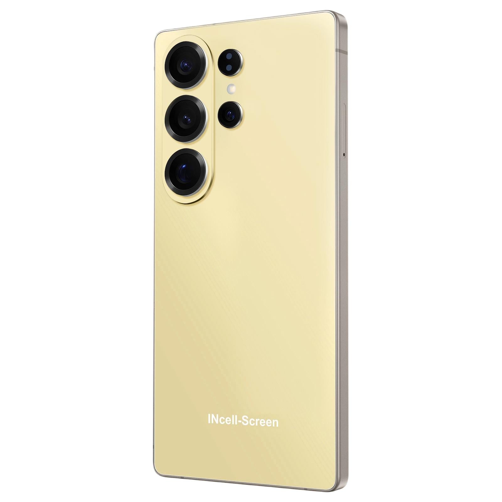 S26 Ultra / B9S, 4GB+64GB, 6.75 inch Android 10 MTK6739 Quad Core, Network: 4G, OTG, Dual SIM, Plug:EU Plug(Yellow)