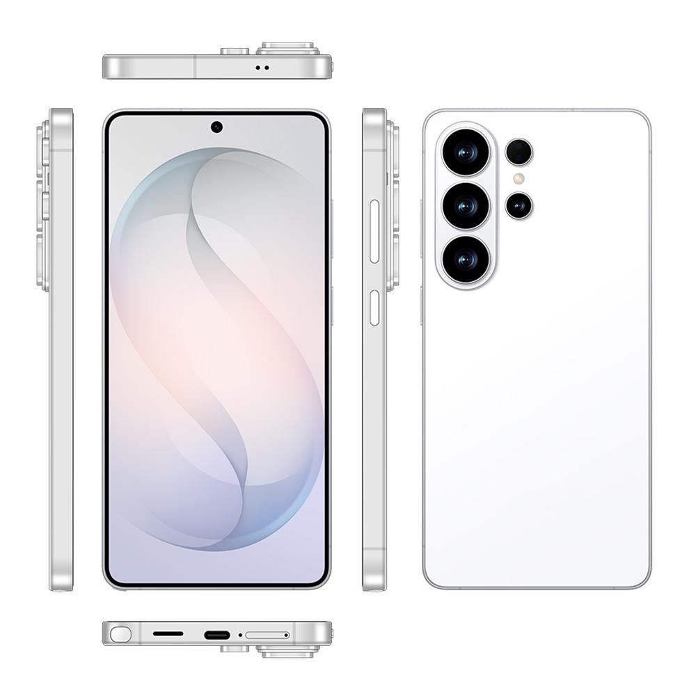 S26 Ultra / F112A, 4GB+64GB, 6.9 inch Android 11 MTK6762 Octa Core, Network: 4G, Dual SIM, Plug:US Plug(Titanium White)
