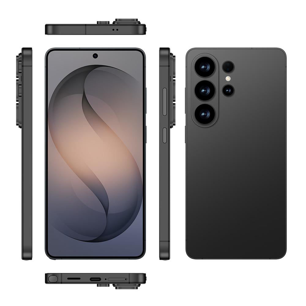 S26 Ultra / F112A, 4GB+64GB, 6.9 inch Android 11 MTK6762 Octa Core, Network: 4G, Dual SIM, Plug:US Plug(Titanium Black)