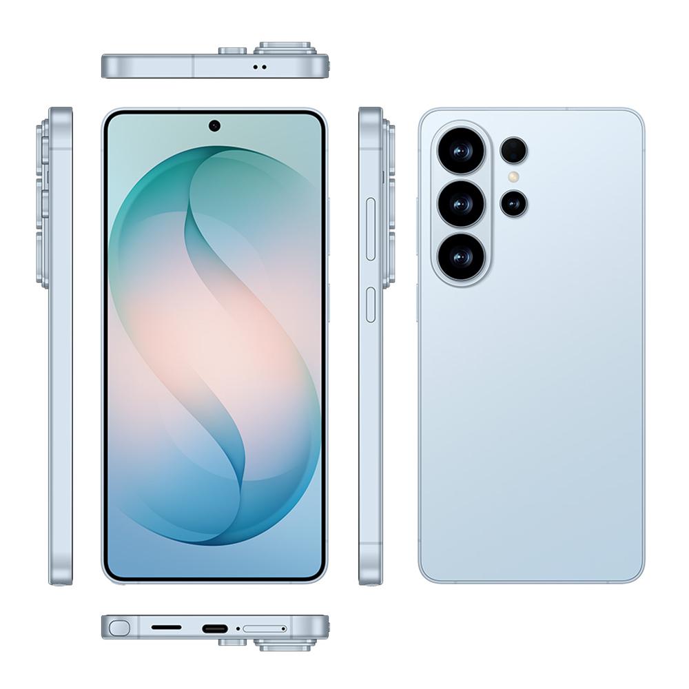 S26 Ultra / F112A, 4GB+64GB, 6.9 inch Android 11 MTK6762 Octa Core, Network: 4G, Dual SIM, Plug:UK Plug(Titanium Blue)
