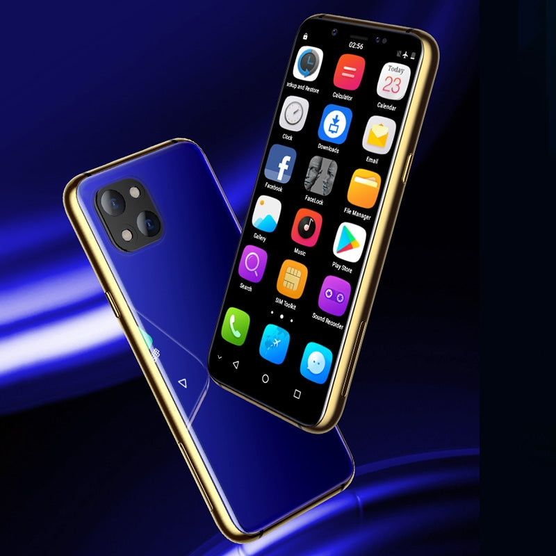 SOYES X60, 3GB+32GB, Infrared Face Recognition, 3.46 inch Android 6.0 MTK6737 Quad Core up to 1.1GHz, BT, WiFi, FM, Network: 4G, GPS, Dual SIM (Blue)