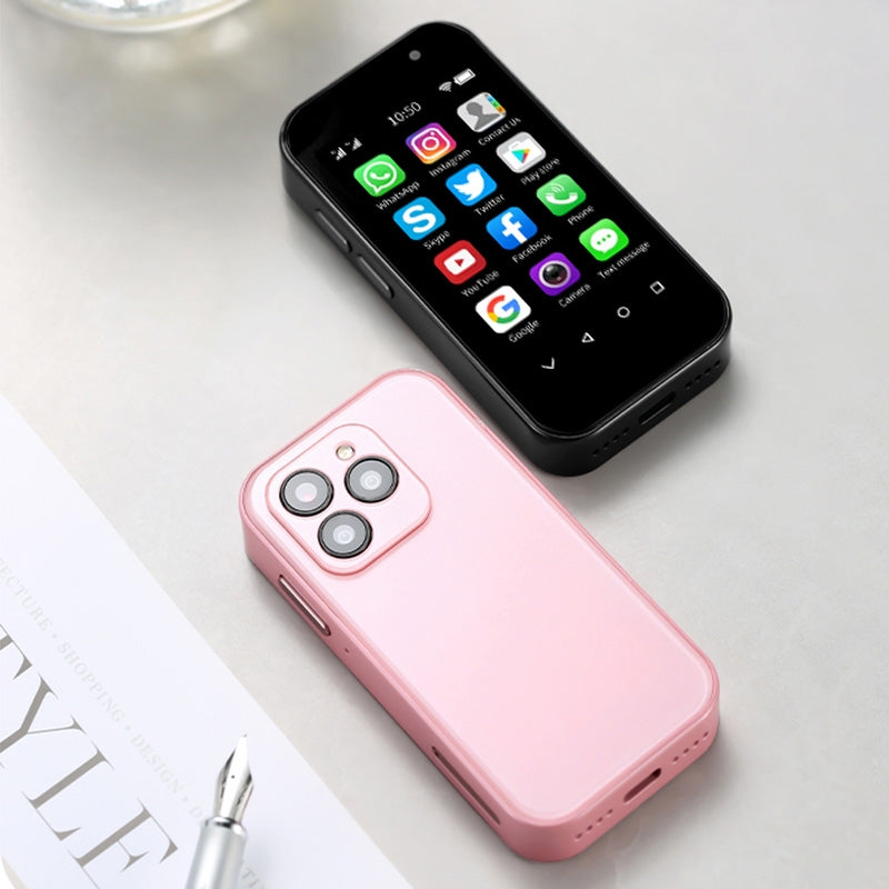 SOYES 14 Pro, 3GB+32GB, Face Recognition, 3.0 inch Android 9.0 MTK6739CW Quad Core up to 1.28GHz, OTG, Network: 4G, Dual SIM, Support Google Play (Pink)