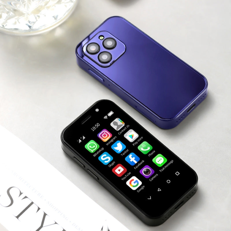 SOYES 14 Pro, 3GB+32GB, Face Recognition, 3.0 inch Android 9.0 MTK6739CW Quad Core up to 1.28GHz, OTG, Network: 4G, Dual SIM, Support Google Play (Purple)