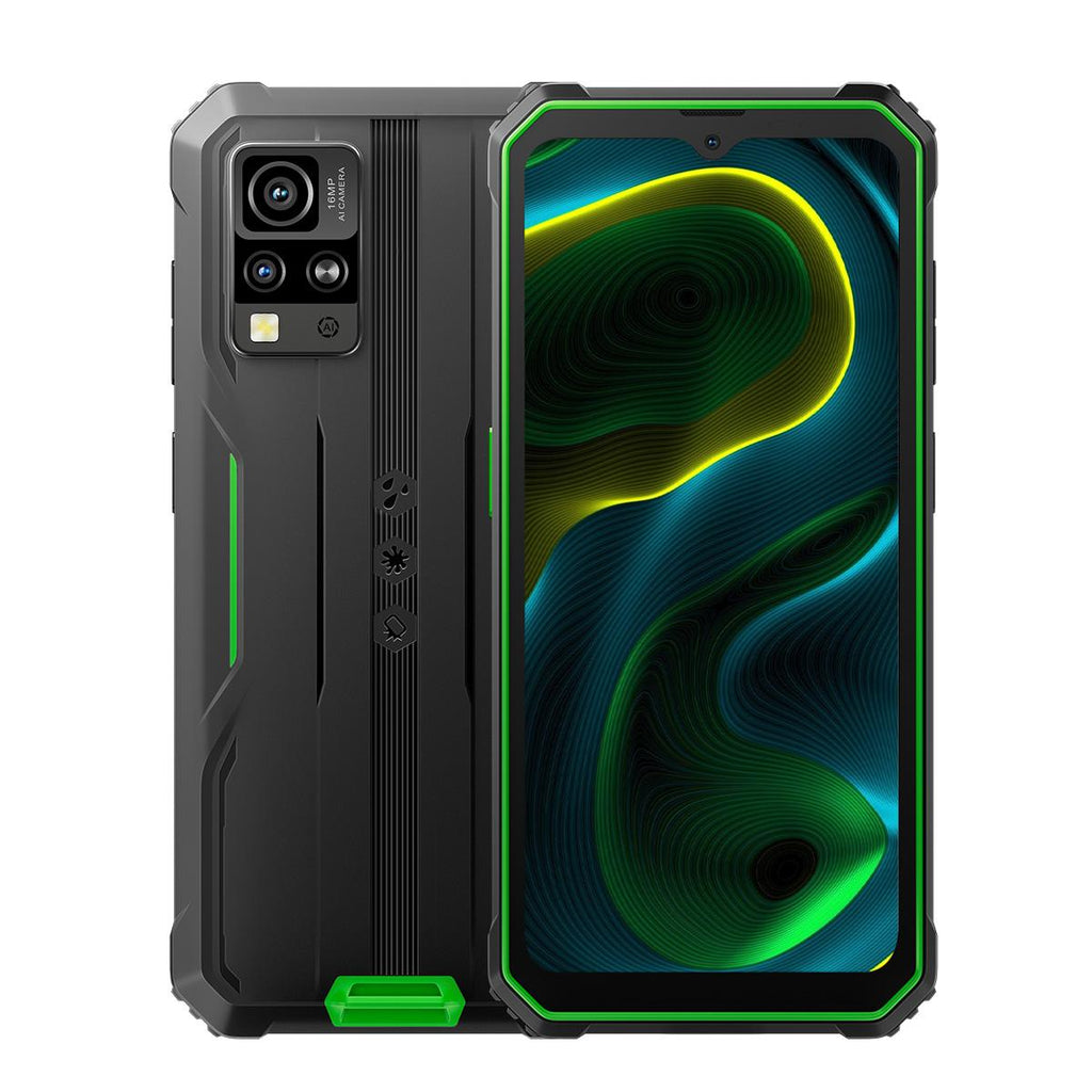 Blackview BV4800 SE Rugged Phone, 4GB+64GB, 6.56 inch Android 15 UMS9320E T615 Octa Core, Network: 4G, OTG, NFC (Green)