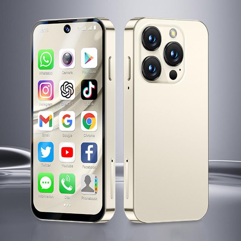SOYES XS19 Pro, 3GB+32GB, 3.8 inch Android 12.0 MTK6762 Quad Core, Network: 4G, Dual SIM, GPS, OTG, Support Google Play Store (Beige)