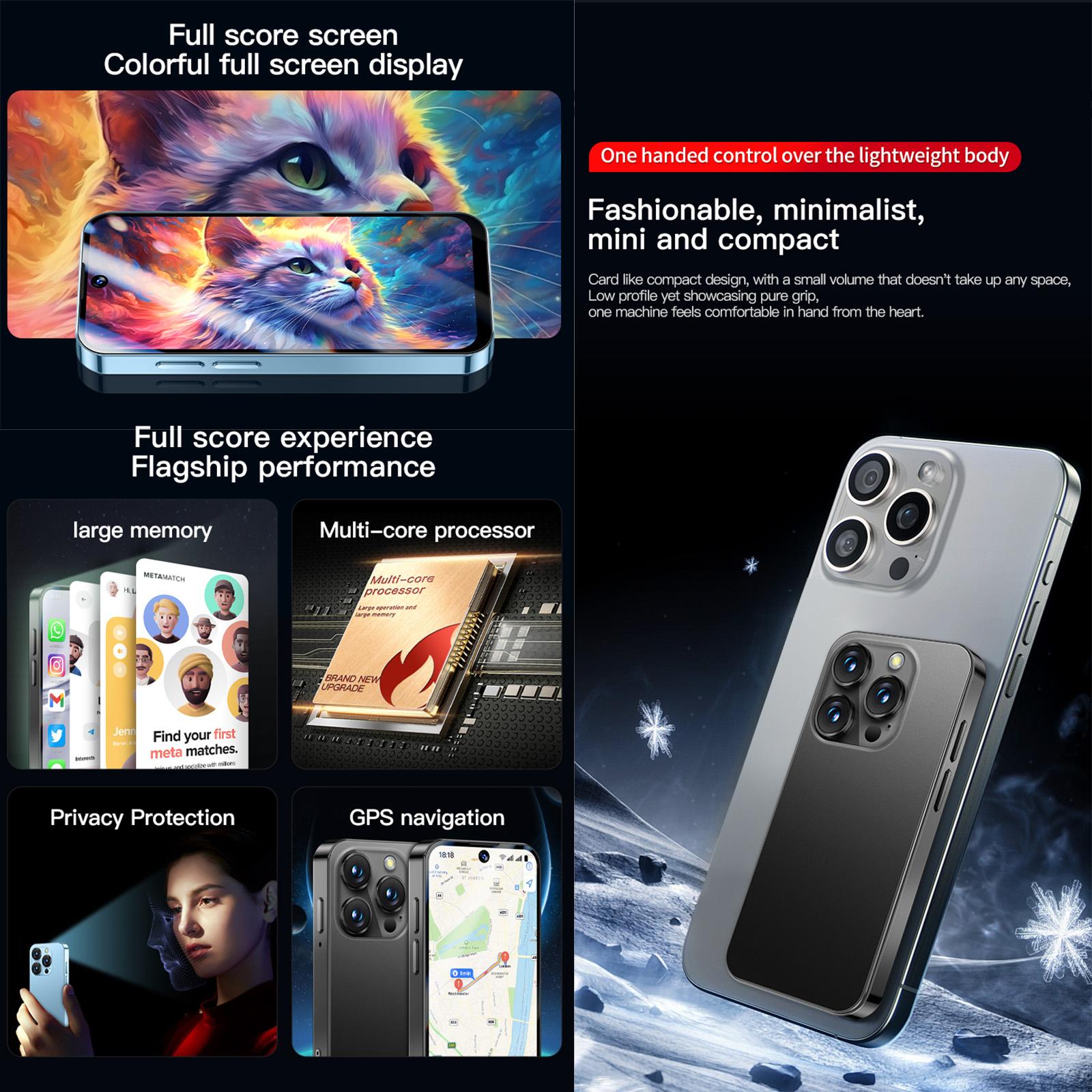SOYES XS19 Pro, 3GB+32GB, 3.8 inch Android 12.0 MTK6762 Quad Core, Network: 4G, Dual SIM, GPS, OTG, Support Google Play Store (Blue)