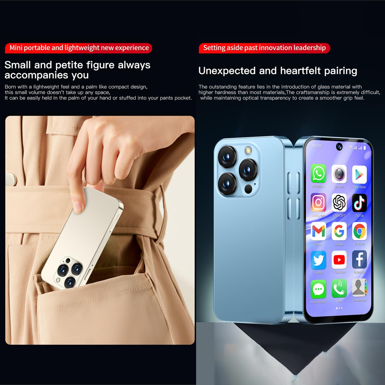 SOYES XS19 Pro, 3GB+32GB, 3.8 inch Android 12.0 MTK6762 Quad Core, Network: 4G, Dual SIM, GPS, OTG, Support Google Play Store (Purple)