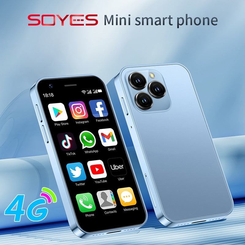 SOYES XS16, 3GB+64GB, 3.0 inch Android 10.0 MTK6737 Quad Core, Bluetooth, WiFi, Network: 4G, Dual SIM, Support Google Play Store (Blue)