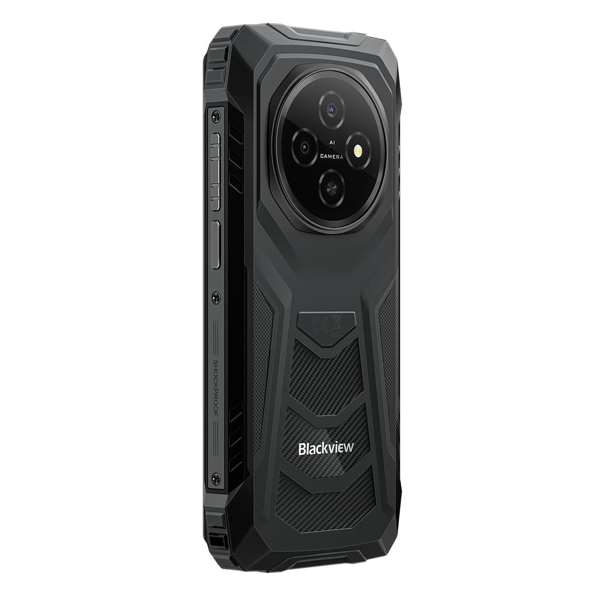 Blackview FORT 1, 4GB+128GB, 6.56 inch Android 15 Unisoc UMS9230E T615 Octa Core, Network: 4G, OTG, NFC (Black)
