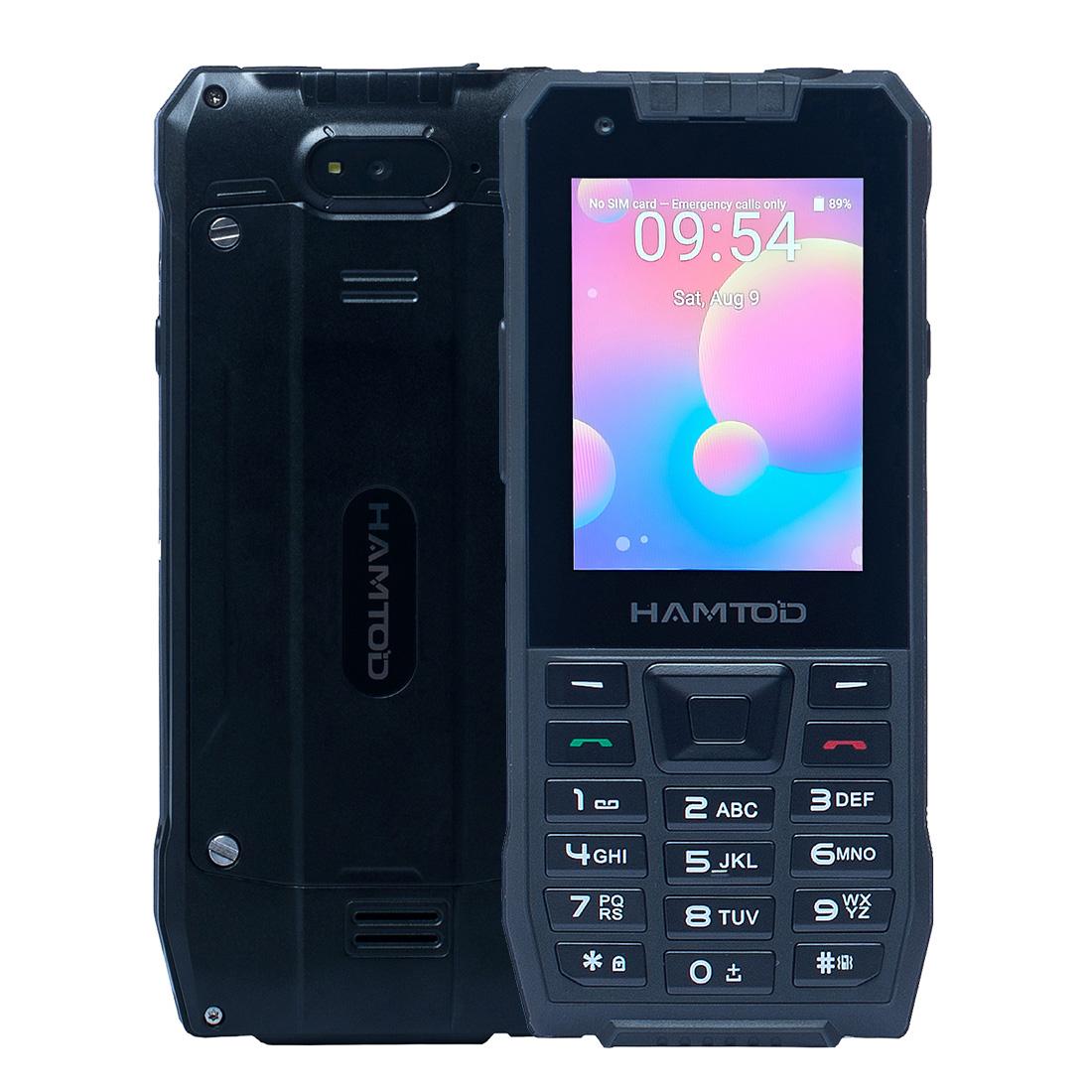 HAMTOD H6 Rugged Phone, 3GB+32GB, 2.83 inch Android 11 UNISOC SC9832E Quad-core, Network: 4G, Support VoLTE, SOS, Google, Whatsapp, Twitter, Facebook, FM (Black)