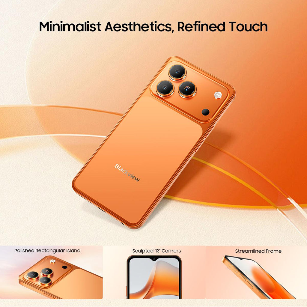 Blackview WAVE 7C, 4GB+64GB, 6.56 inch Android 16 Unisoc UMS312 Tiger T310 Quad Core, Network: 4G, OTG (Arctic Blue)