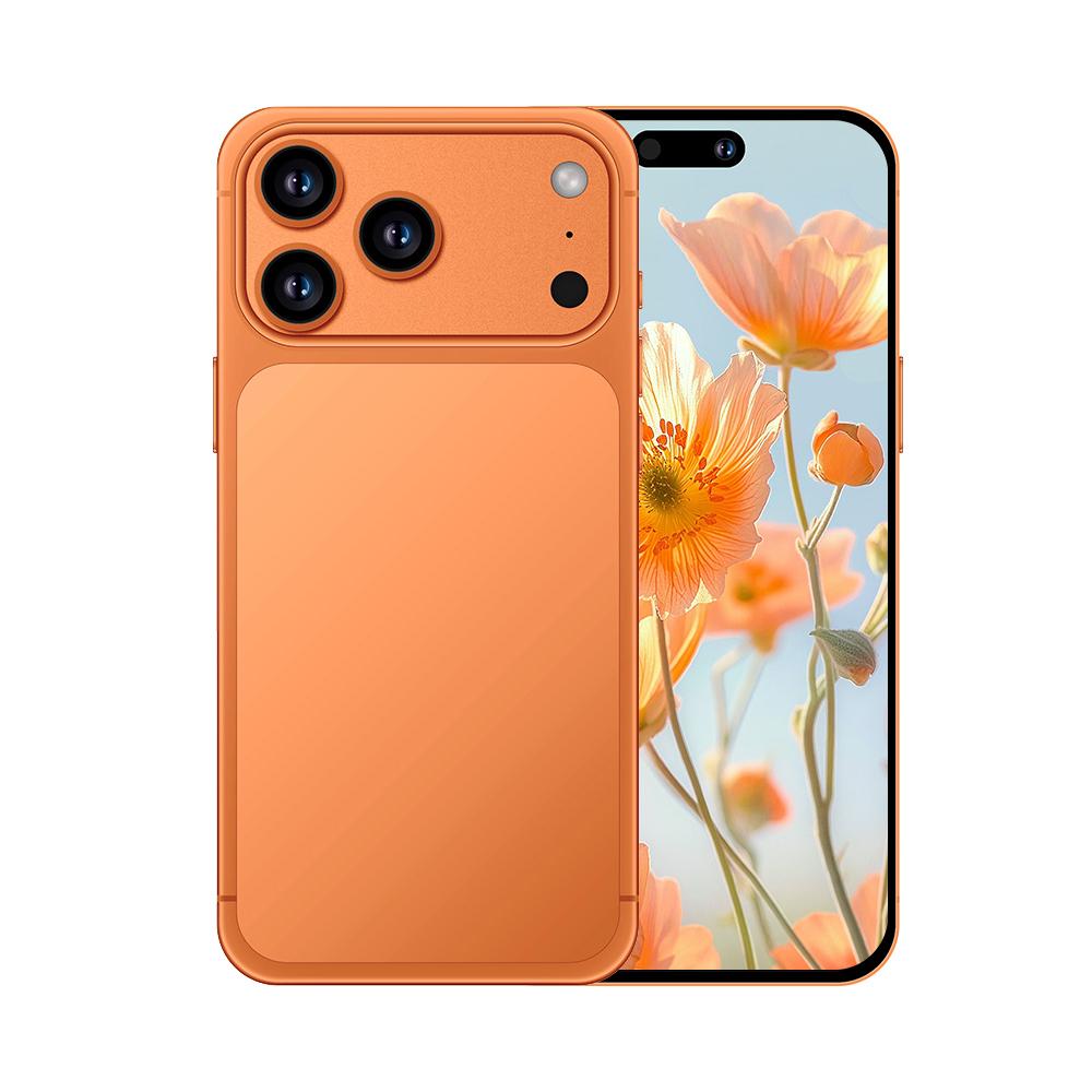 i17 Pro Max / A19, 4GB+64GB, 6.85 inch Android 8.1 MTK6762 Octa Core, Network: 4G, Dual SIM, AU Plug (Orange)