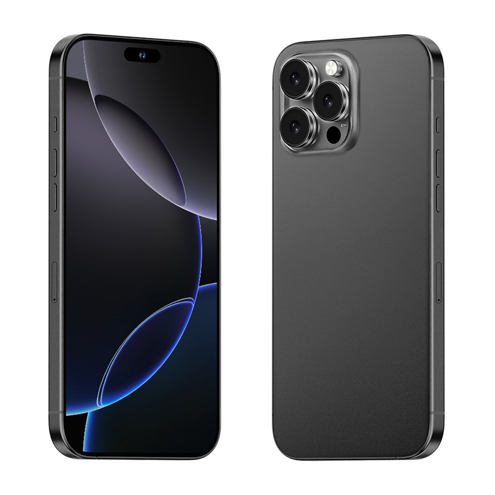 i16 Pro Max / A08, 3GB+32GB, 6.73 inch Screen, Face Identification, Android 8.1 MTK6753 Octa Core, Network: 3G, Dual SIM, AU Plug (Black)