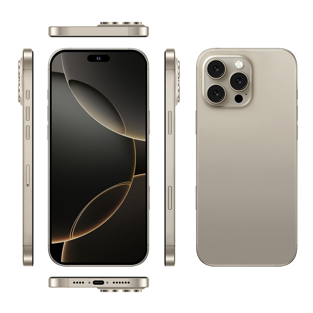 i16 Pro Max / A08, 3GB+32GB, 6.73 inch Screen, Face Identification, Android 8.1 MTK6753 Octa Core, Network: 3G, Dual SIM, EU Plug (Grey)
