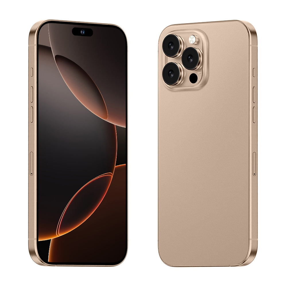 i16 Pro Max / A08, 3GB+32GB, 6.73 inch Screen, Face Identification, Android 8.1 MTK6753 Octa Core, Network: 3G, Dual SIM, US Plug (Gold)