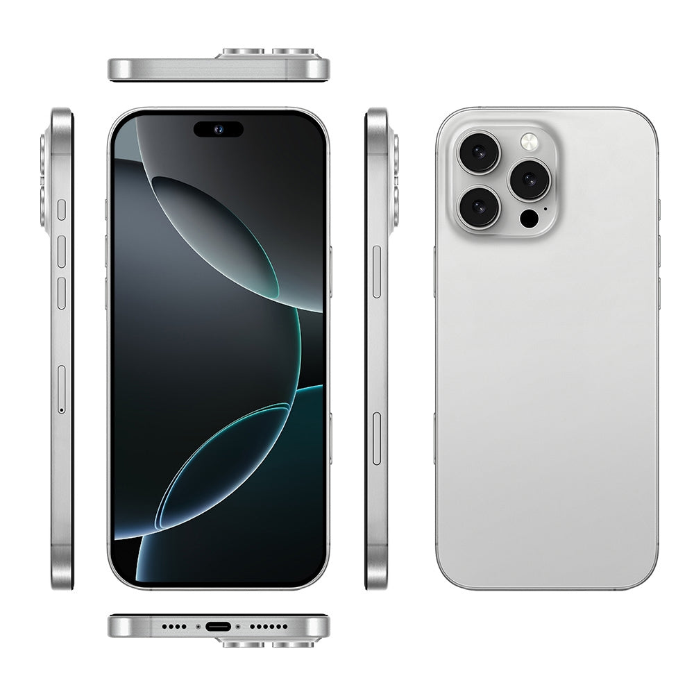 i16 Pro Max / A08, 3GB+32GB, 6.73 inch Screen, Face Identification, Android 8.1 MTK6753 Octa Core, Network: 3G, Dual SIM, US Plug (White)