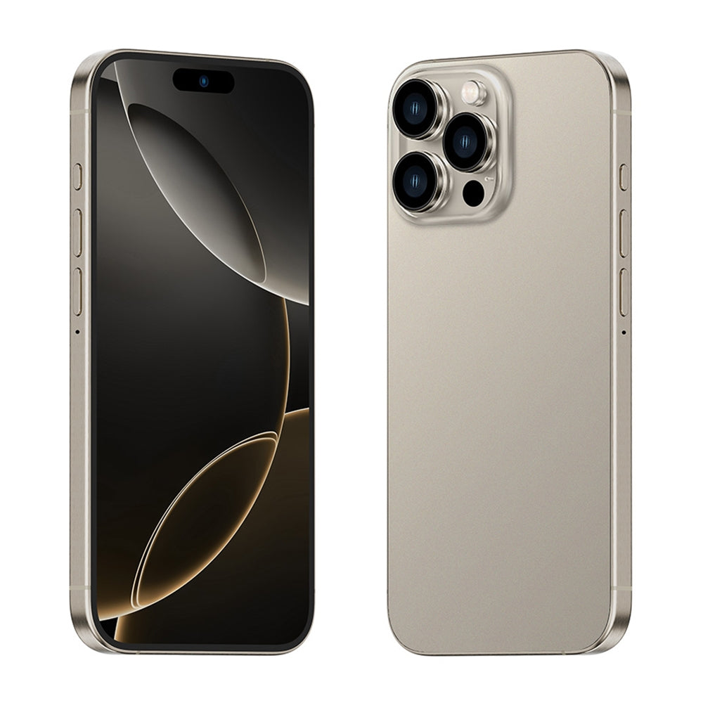i16 Pro Max / Q5A, 6GB+128GB, 6.5 inch Screen, Face Identification, Android 10 MTK6762 Octa Core, OTG, NFC, Network: 4G, Dual SIM, AU Plug (Grey)
