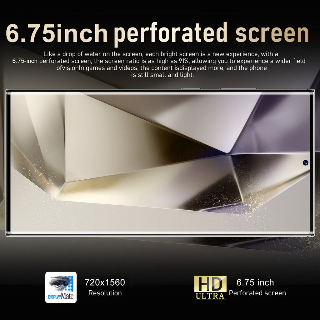 S24 Ultra / M106, 3GB+64GB, Face ID Identification, 6.75 inch Android 8.1 MTK6753 Octa Core, Network: 4G, Dual SIM (Yellow)