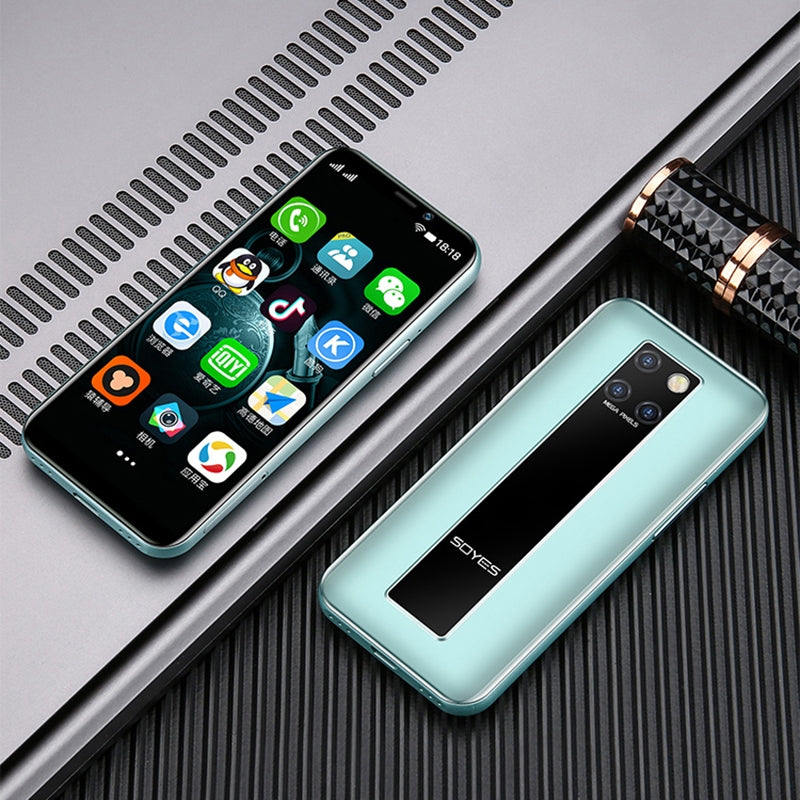 SOYES S10H, 3GB+64GB, Face Identification, 3.46 inch Android 9.0 MTK6739CW Quad Core up to 1.28GHz, Dual SIM, Bluetooth, WiFi, GPS, Network: 4G(Emerald)
