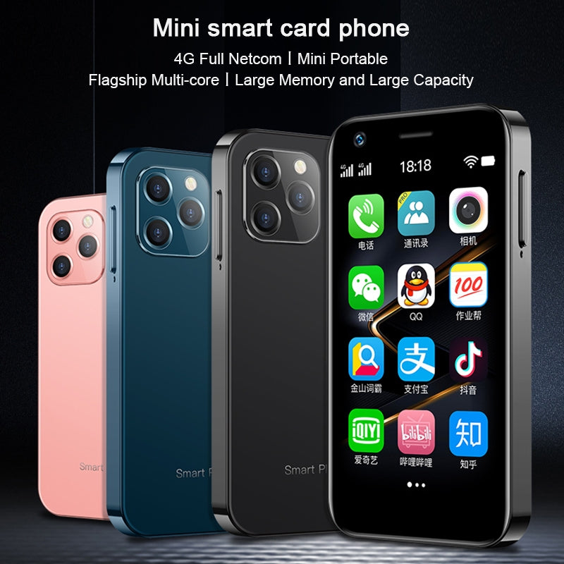 SOYES XS12, 3GB+32GB,  3.0 inch Android 9.0 MTK6737M Quad Core up to 1.1GHz, Bluetooth, WiFi, FM, Network: 4G, Dual SIM(Black)
