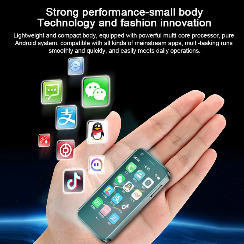 SOYES XS12, 3GB+32GB, 3.0 inch Android 9.0 MTK6737M Quad Core up to 1.1GHz, Bluetooth, WiFi, FM, Network: 4G, Dual SIM(Blue)