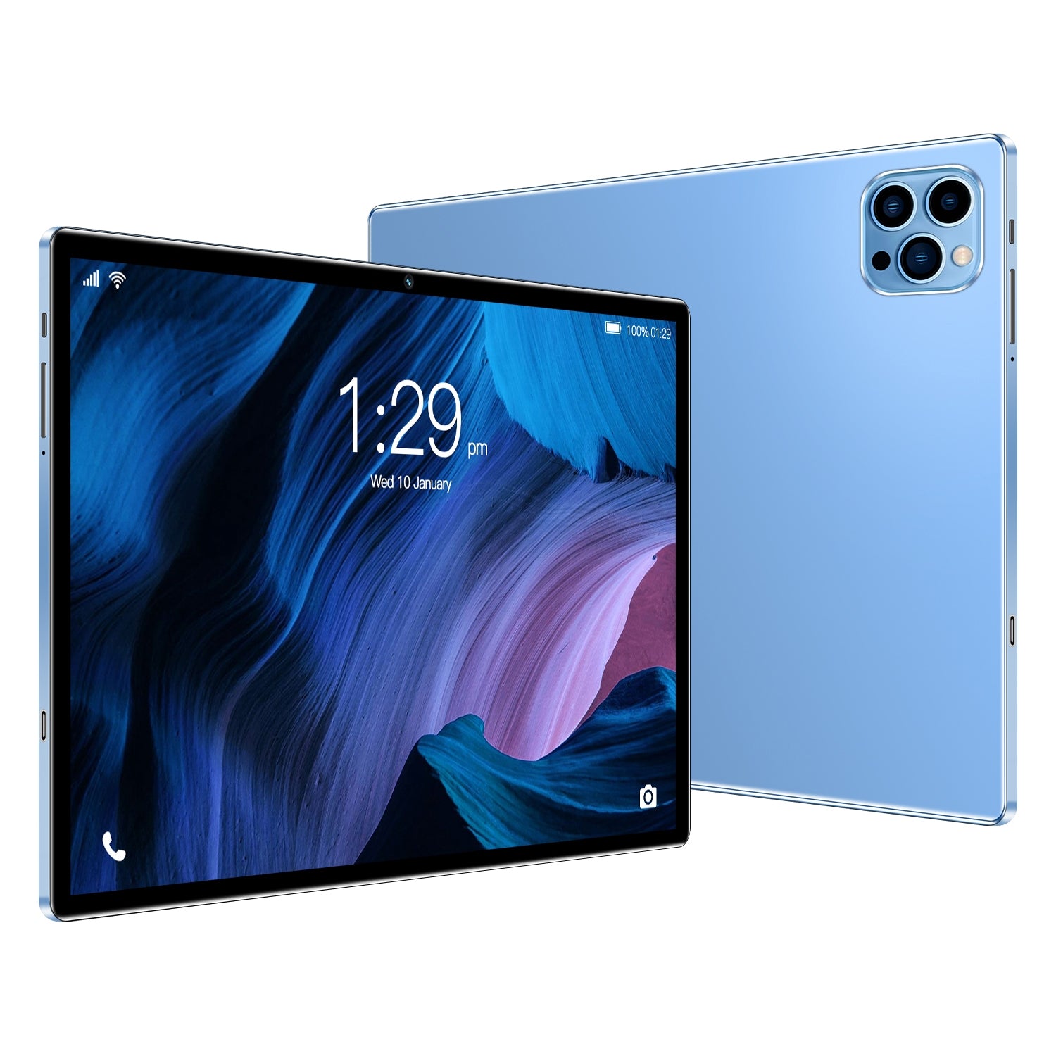 P60 4G Phone Call Tablet PC, 10.1 inch, 4GB+64GB, Android 10.0 MTK6750 Octa Core 1.8GHz, Dual SIM, Support GPS, OTG, WiFi, BT (Sky Blue)