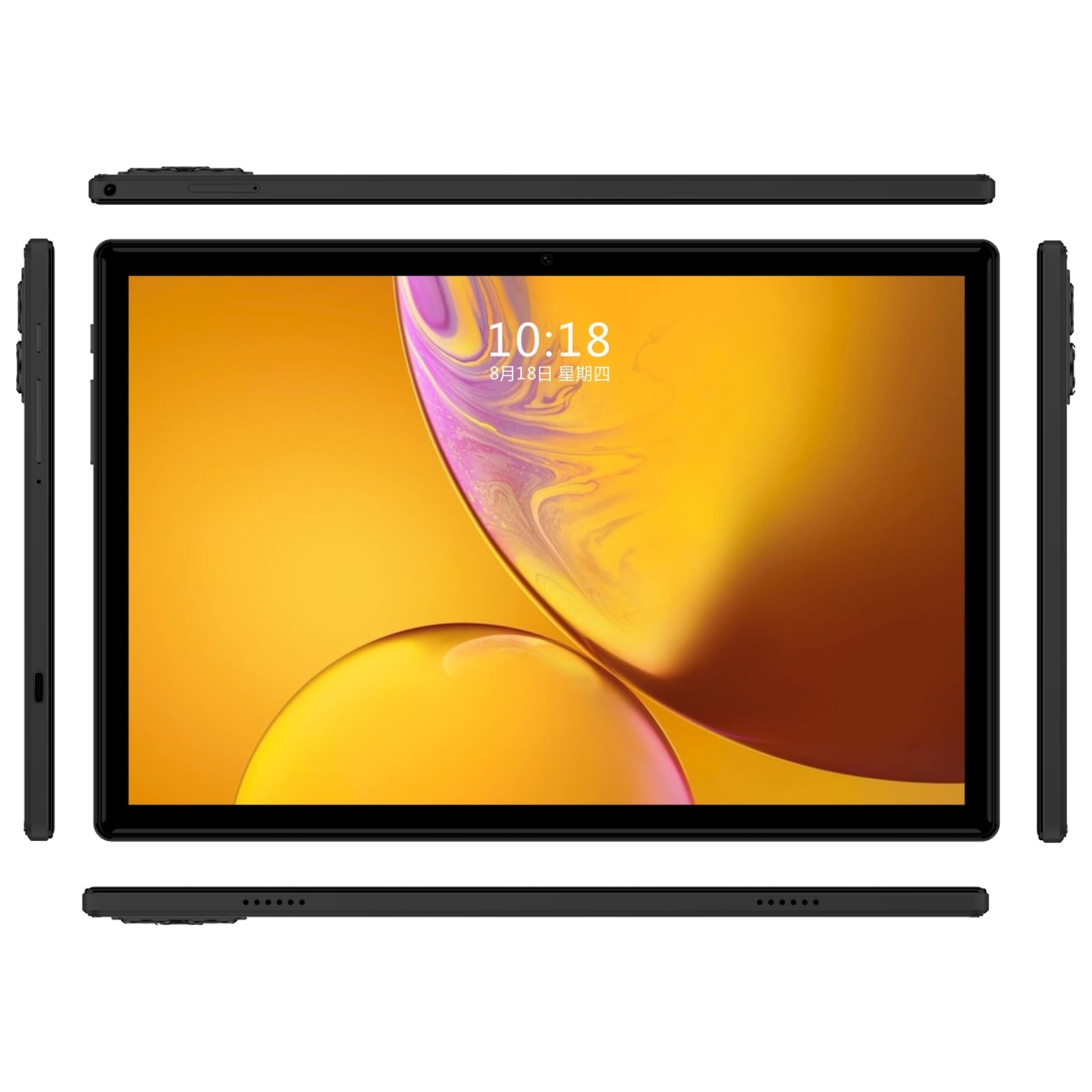 X09 10.1 inch 4G LTE Tablet PC, 4GB+32GB, Android 8.1 MTK6755 Octa Core, Support Dual SIM, EU Plug (Black)