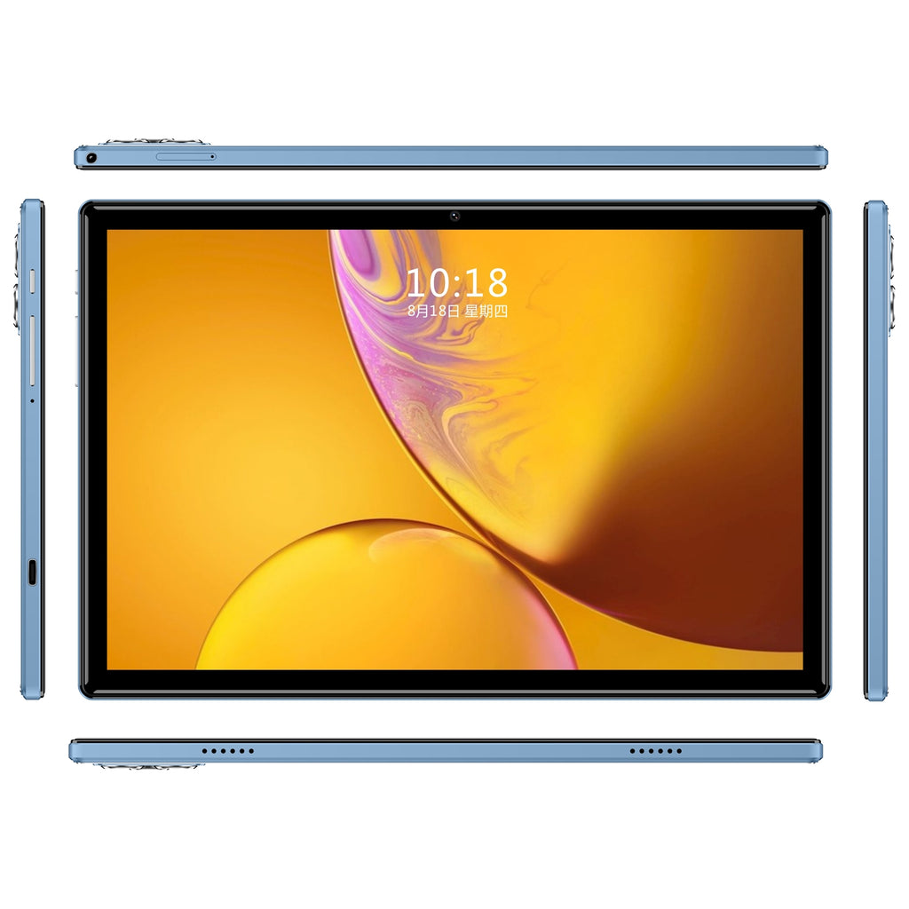 X09 10.1 inch 4G LTE Tablet PC, 4GB+32GB, Android 8.1 MTK6755 Octa Core, Support Dual SIM, US Plug (Blue)