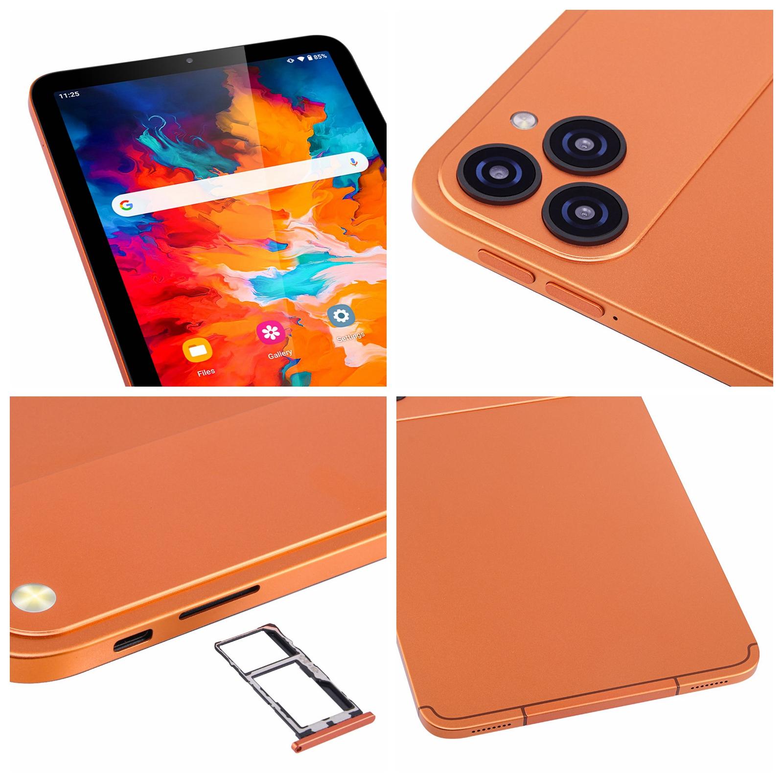 UNIWA UTAB M1017L Tablet PC, 3GB+32GB, 10.1 inch Android 10 Mediatek MT6750 Octa Core, Network: 4G, AU Plug (Orange)