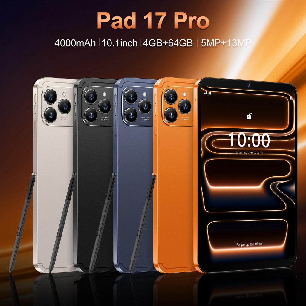 Pab 17 Pro 10.1 inch 4G LTE Tablet PC, 4GB+64GB, Android 10 MTK6755 Octa Core, EU Plug (Black)